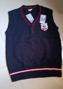 New Wit tag Boys Blue Sweater Vest 7 to 11yrs