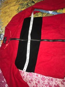 Women Winter Zipper Sweatshirt Short Slimfit