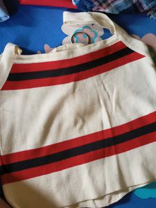 Striped Zip-Front Tank