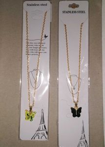 Butterfly Pendant Necklace
