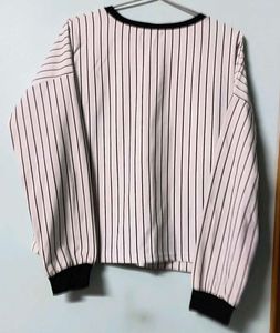 GROVER 32 Basketball Striped Long Sleeve Top