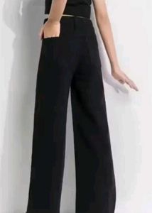 Wide Leg Black Pants