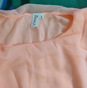 Peach Colour Midi