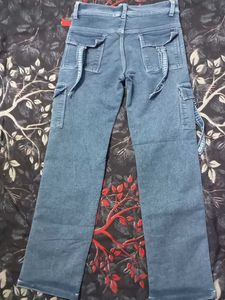 Cargo Style Jeans denim