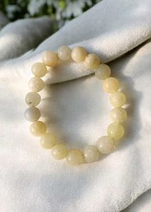 Yellow Calcite Crystal Bracelet (10mm)