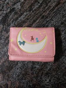 PINK COLOR LADIES/KIDS WALLET.