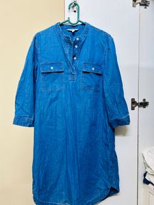 Denim Shirt Dress S size