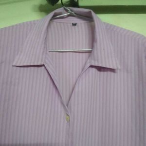 Striped Button-Down Shirt