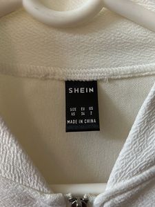 Crop White Jacket