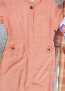 Orangeish Dress Enhance Your Party Look 😊