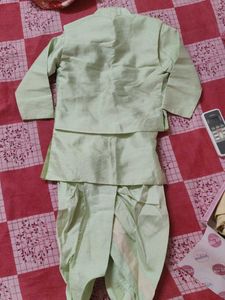 kurta dhoti pajama half jacket set