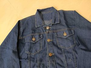 Stylish Dark Blue Denim Jacket