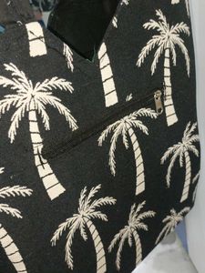 Palm Print Tote Bag