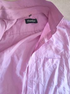 Pink colour formal shirt 1