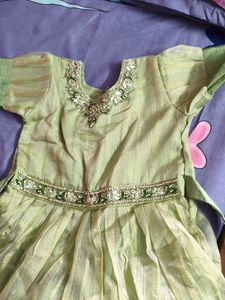 Cute Green Ethnic Dress
