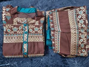 New Heavy Beautiful Banarasi Silk Suit