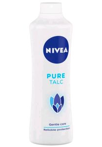 NIVEA Talcum Powder for Men &amp; Women, Pure, For Gentle Fragrance &amp; Reliable Protection Against Body Odour, 400 g