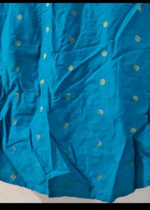 sale Blue Sleeveless kurti