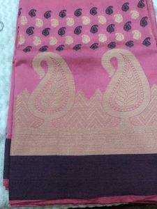 Pink Banarasi Saree