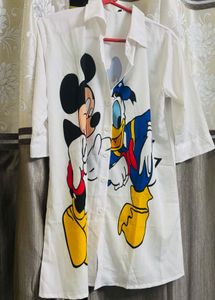 Cartoon Print Shirt