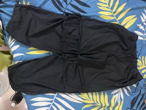 H&amp;M Black Parachute Pants