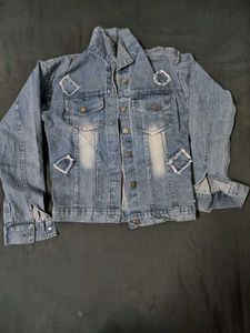 Distressed Denim Jacket