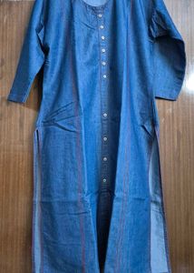 Denim Kurta