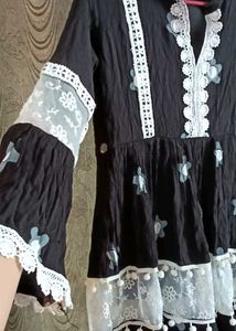 Sultry Black Net Top! ❤️