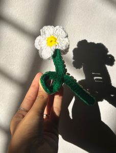 Crochet Flower Hair Clips - Set of 3