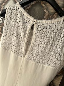 Lace Back Sleeveless Top