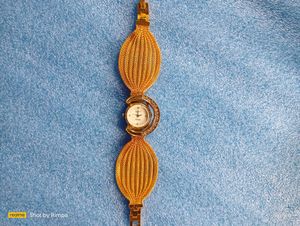 City gold Stone Watch For Women