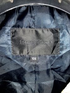 single piece men Classic Navy Blue Trench Coat