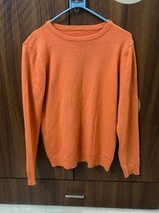 Orange Pullover Sweater