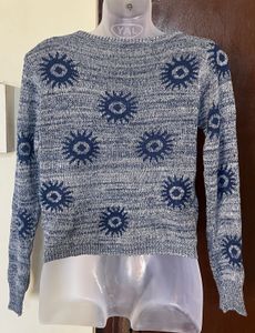 Patterned Knit Sweater
