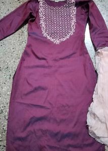 Elegant Embroidered Kurta Set