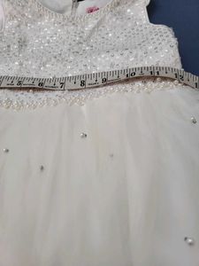 White Dress Bust  26 Waist 24 Length 38