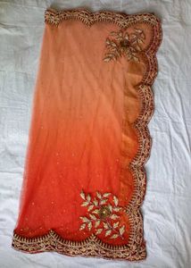 Designer Embroidered Lehenga Choli Double Shaded