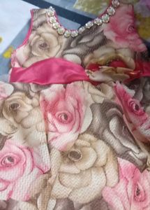 Floral Print Sleeveless Dress