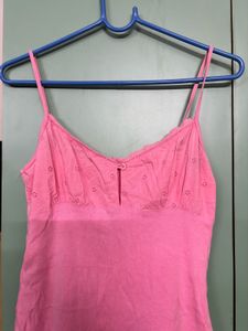 Cottage Girl Pretty Pink Dress