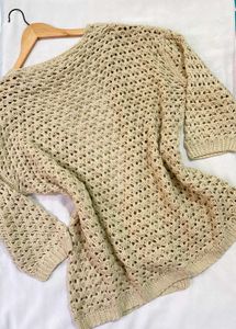 Boho Oversized Open Cardigan C