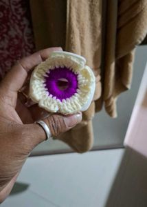 Daisy Crochet Keychain