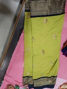 Elegant Green Saree