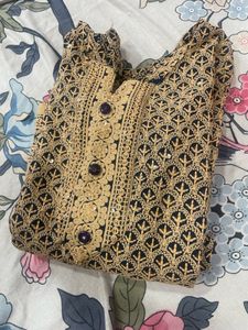 Elegant Embroidered Kurta