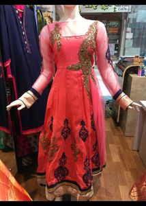 Elegant Embroidered Ethnic Gown