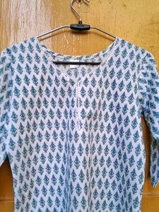 White Short Kurti