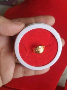 Gold Ring with Allah Design baby. rin