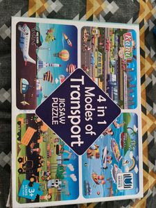 4in 1 Transport Modes Jigsaw Puzzle(No Return)