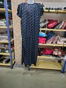 Floral Print Maxi nighty - M size