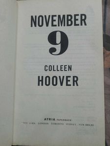 COLLEEN HOOVER| NOVEMBER 9