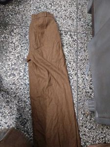 Brown Wide Leg Trousers